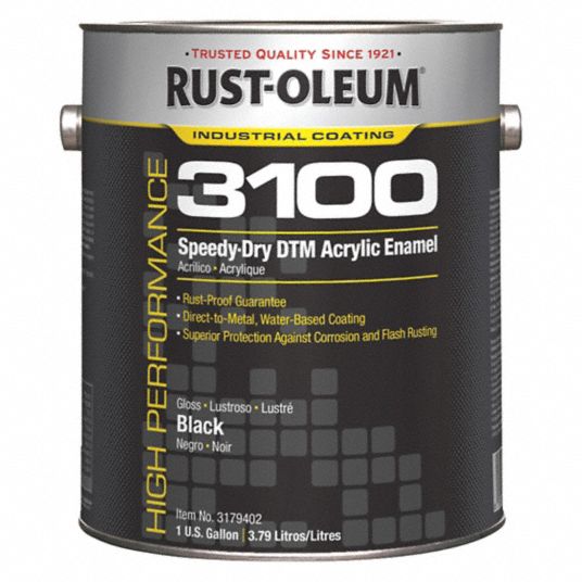 RUSTOLEUM High Gloss Interior/Exterior Paint, Water Base