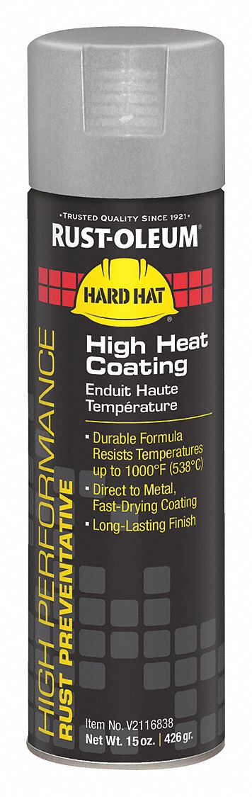 POR-15 High Temperature Paint, High Heat Resistant Paint, Weather and  Moisture Resistant, 8 Fluid Ounces, Aluminum