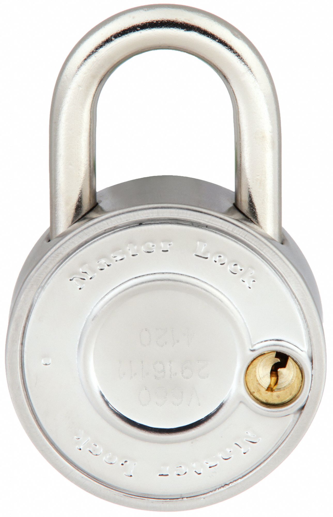MASTER LOCK Combination Padlock, Single Preset, Front Dial Location