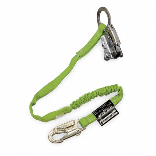 HONEYWELL MILLER Rope Grab, with ShockAbsorbing Lanyard 36WA21