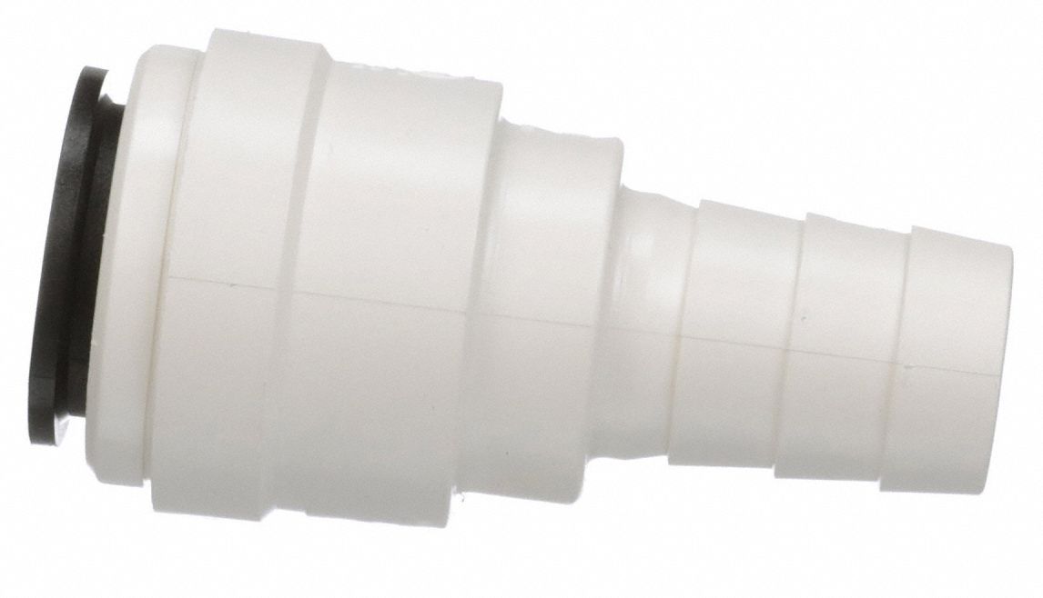 Watts Hose Barb Fitting Polysulfone Push To Connect X Barbed For 12 In X 12 In Tube Od 8425