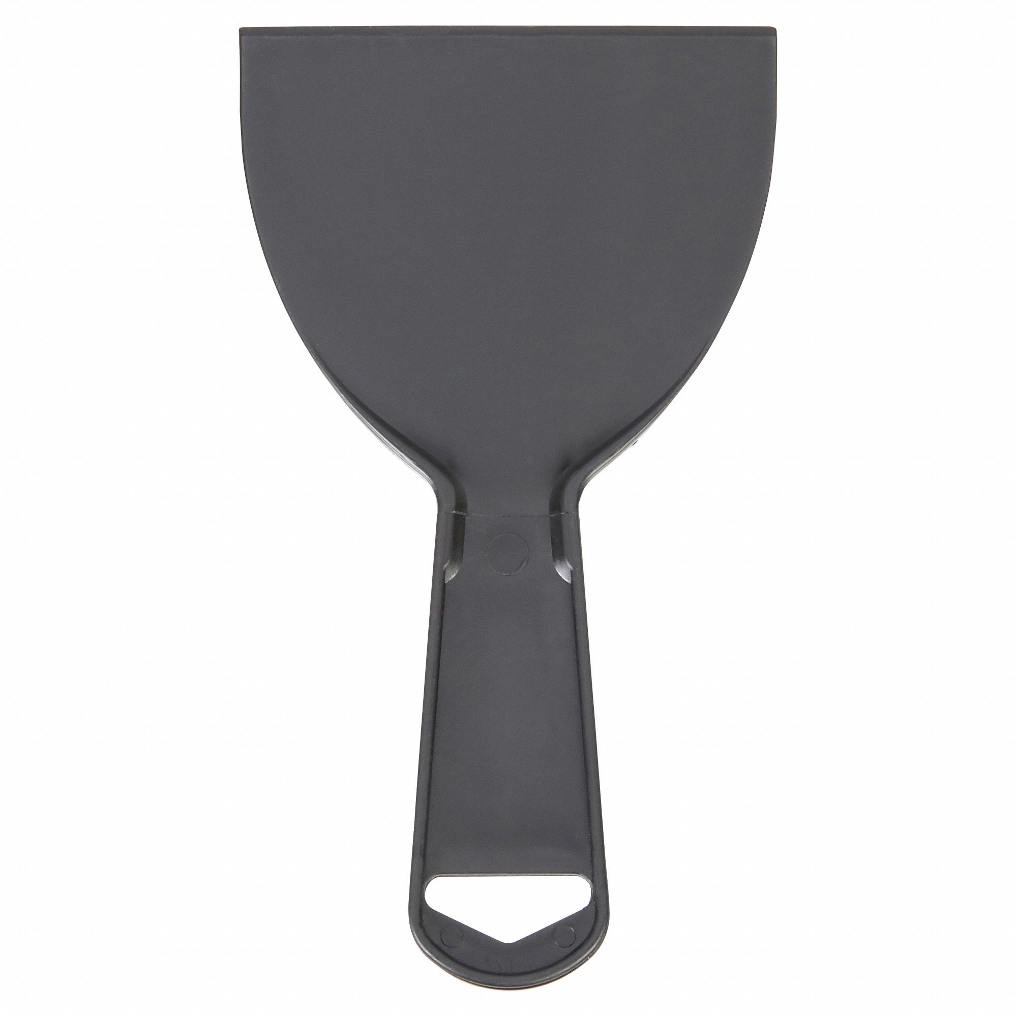 PUTTY KNIFE, PLASTIC BLADE, POLYPROPYLENE HANDLE, STRAIGHT BLADE, 4IN
