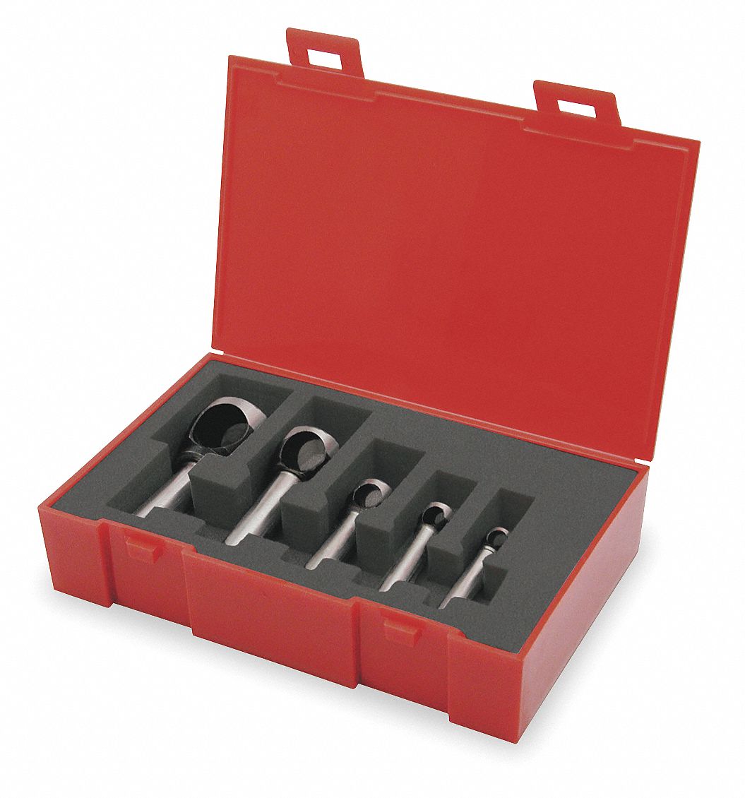 KEO Countersink Set Cobalt, Bright (Uncoated) Finish, 5/16 in Smallest