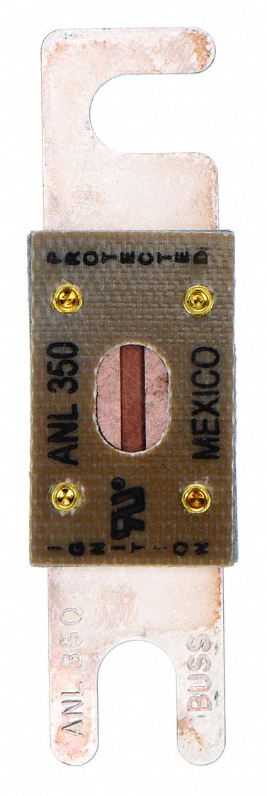 Forklift Limiter Fuse: Bolt-On, Fast-Acting, 350 A, 80 V DC, Indicating