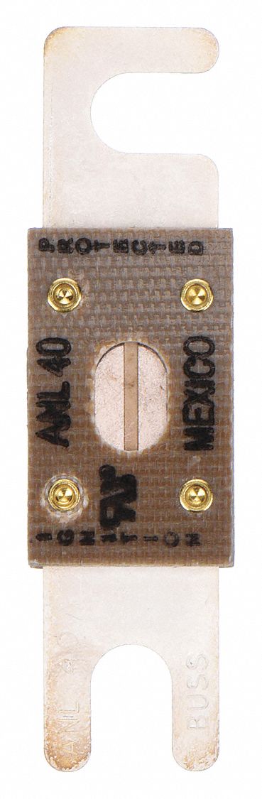Forklift Limiter Fuse: Bolt-On, Fast-Acting, 40 A, 80 V DC, Indicating, AC- & DC-Compatible