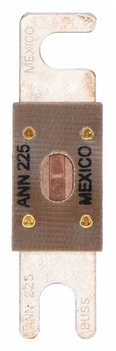 Forklift Limiter Fuse: Bolt-On, Very-Fast-Acting, 225 A, 80 V DC, Indicating