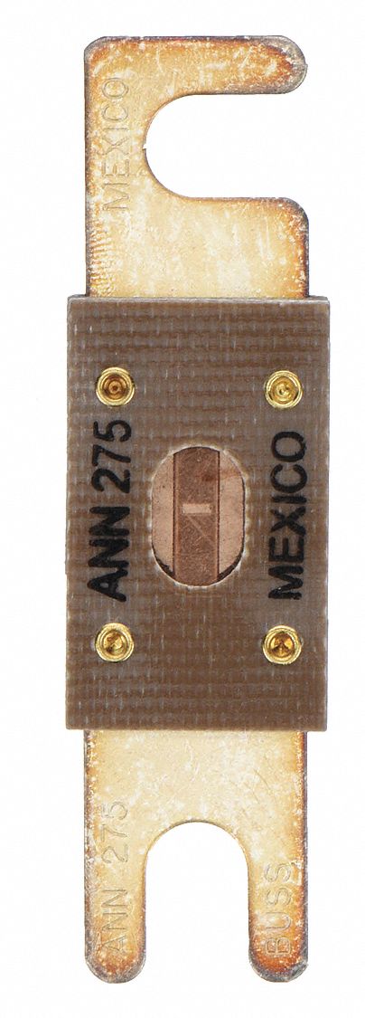Forklift Limiter Fuse: Bolt-On, Very-Fast-Acting, 275 A, 80 V DC, Indicating