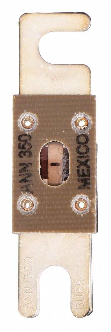 Forklift Limiter Fuse: Bolt-On, Very-Fast-Acting, 350 A, 80 V DC, Indicating