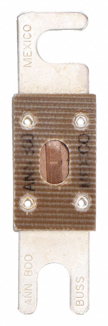 Forklift Limiter Fuse: Bolt-On, Very-Fast-Acting, 800 A, 80 V DC, Indicating