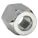 NUT: COMPRESSION, FOR ¼ IN TUBE OD, 500 ° F MAX OP TEMP, 23/32 IN L, ZINC PLATED STEEL