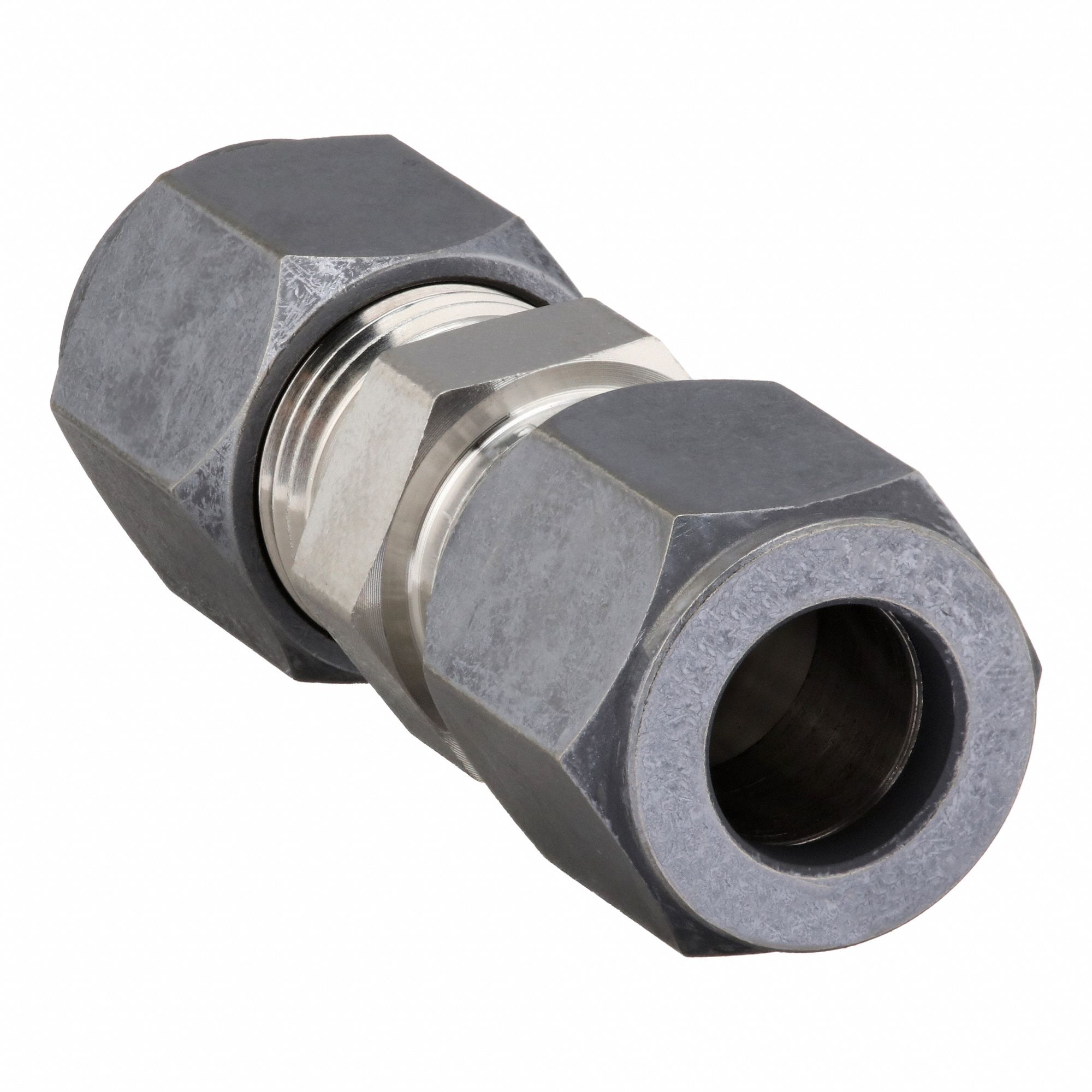 UNION: 316 SS, MALE FLARELESS BITE X MALE FLARELESS BITE, FOR ⅝ IN X ⅝ IN TUBE OD