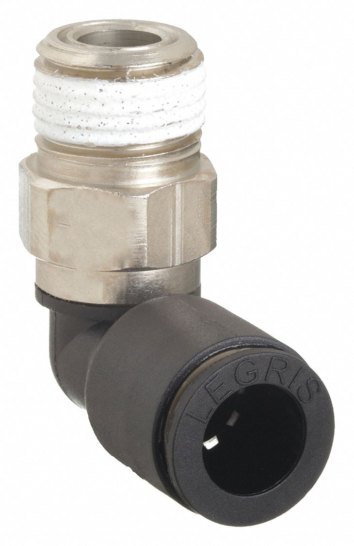 Legris - Push-To-Connect Tube to Metric Thread Tube Fitting: Male