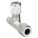 MALE RUN TEE: ADAPTER TEE, MALE FLARELESS BITE X MNPT X MALE FLARELESS BITE, ¼ IN PIPE