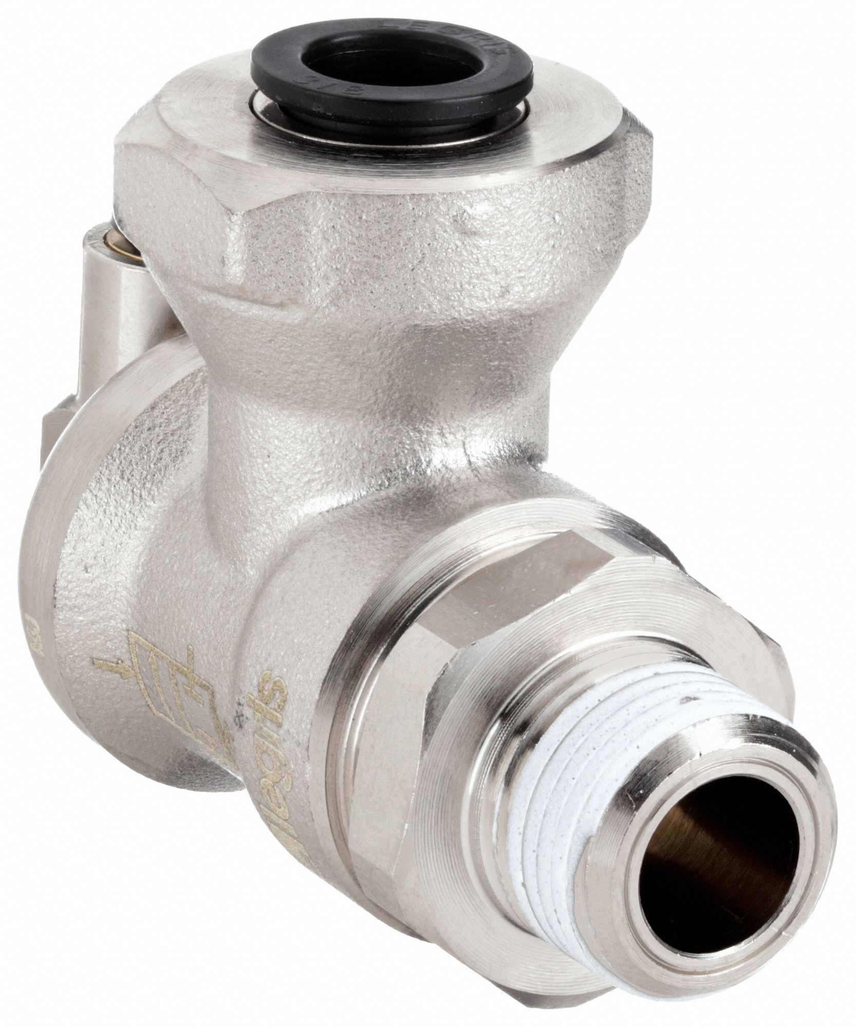 AIR LINE LOCKOUT VALVE, 3/8 IN NPT THREAD, 3/8 IN TUBE OUTLET SIZE, 145 PSI MAXIMUM OPERATING PRESSURE, 7N85