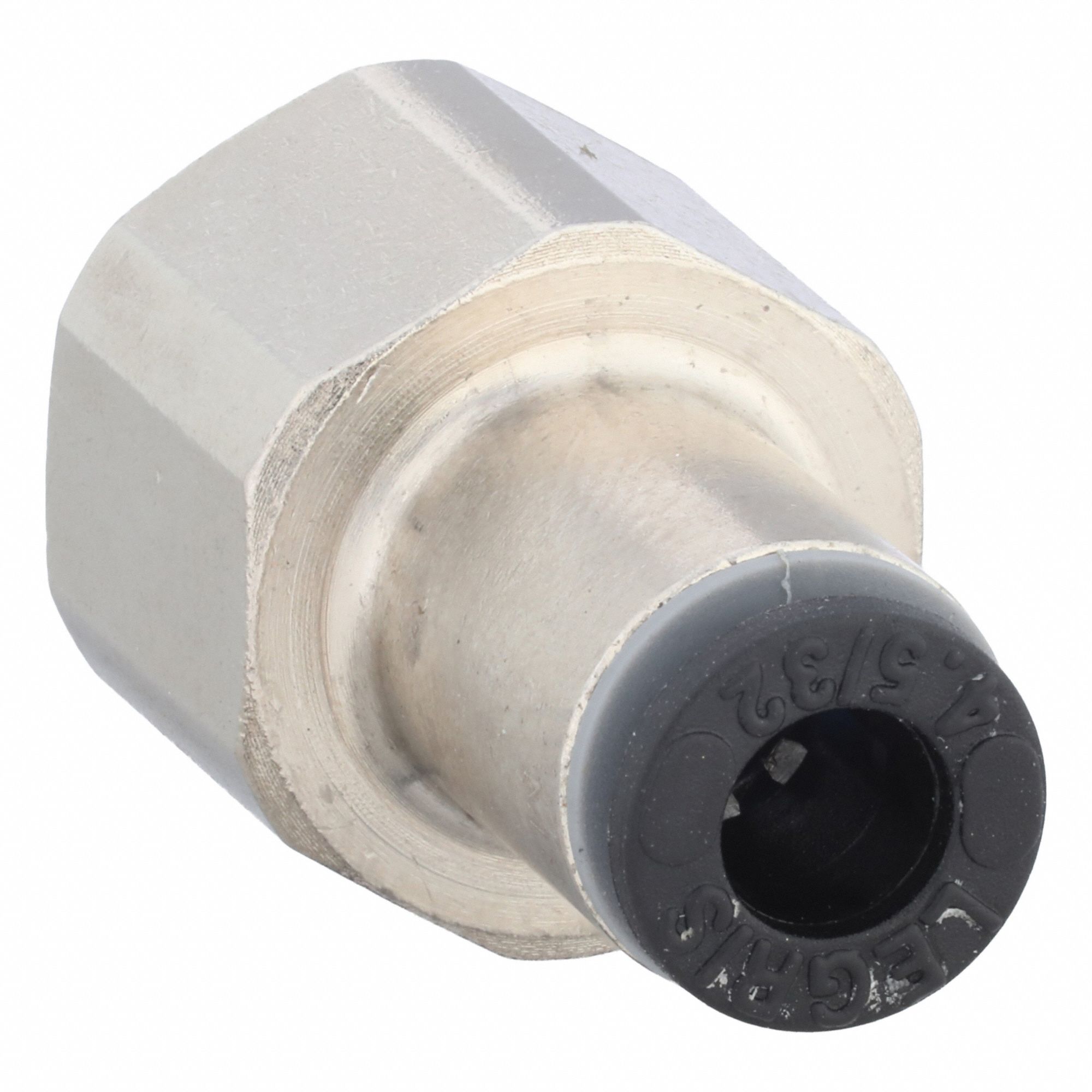 LEGRIS, Straight, 4 mm OD x 1/8 in Pipe Size, Push-Fit Adapter Fitting ...