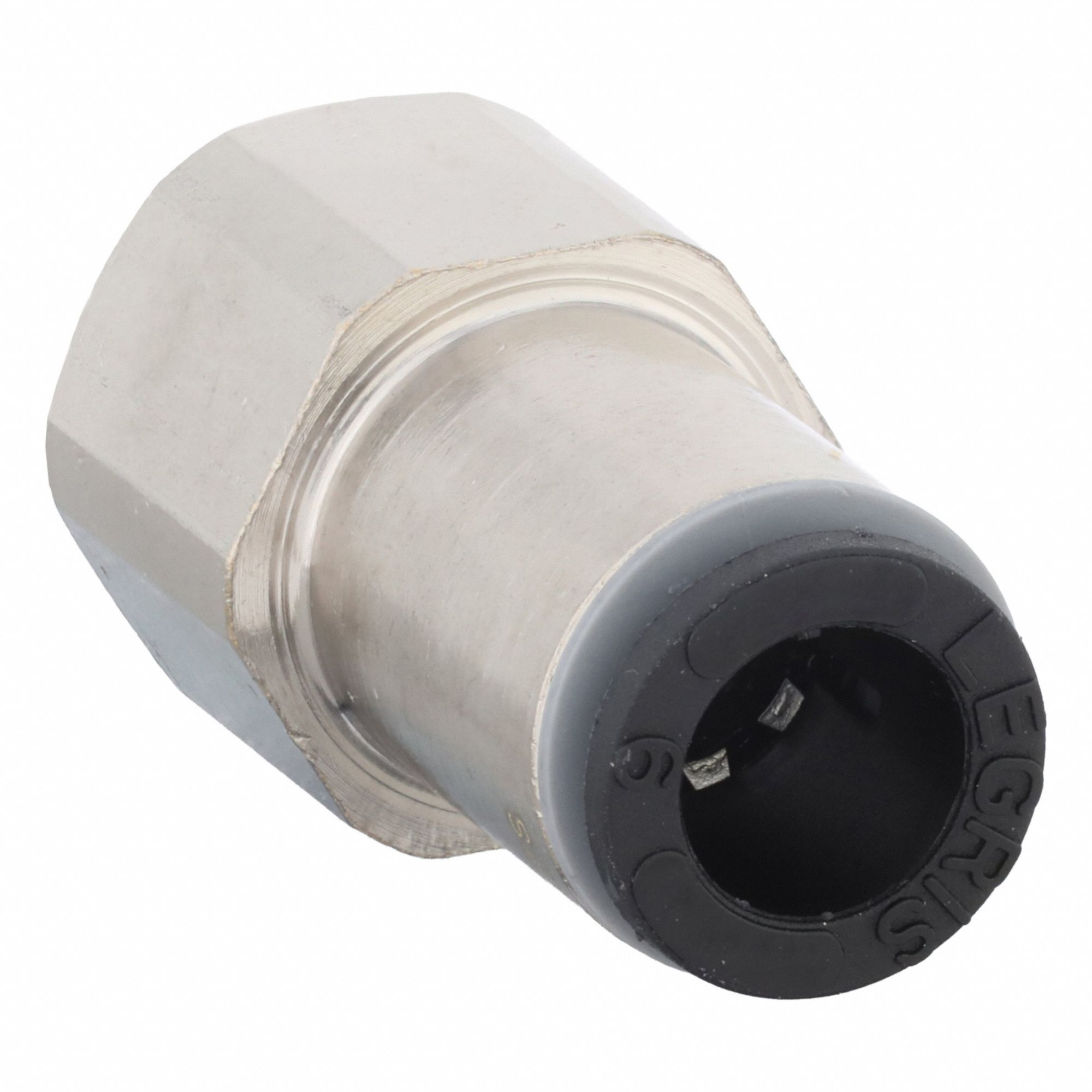 LEGRIS, Straight, 6 mm OD x 1/8 in Pipe Size, Push-Fit Adapter Fitting ...