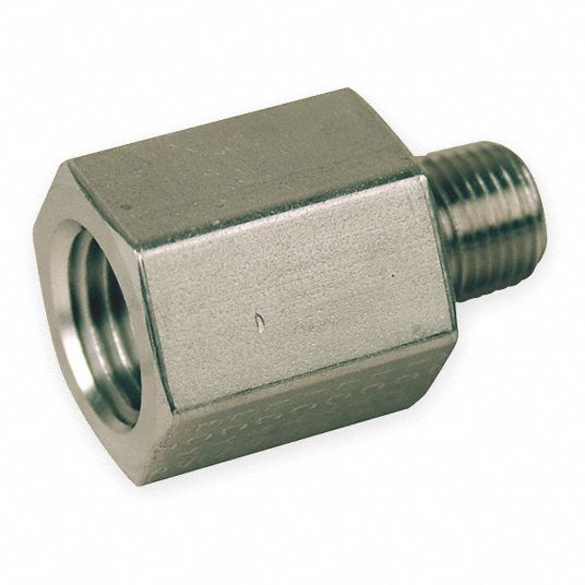 Parker Reducing Adapter 316 Stainless Steel 3 4 In X 1 2 In Fitting Pipe Size Female Npt X Male Npt 14m046 12 8 Ra Ss Grainger