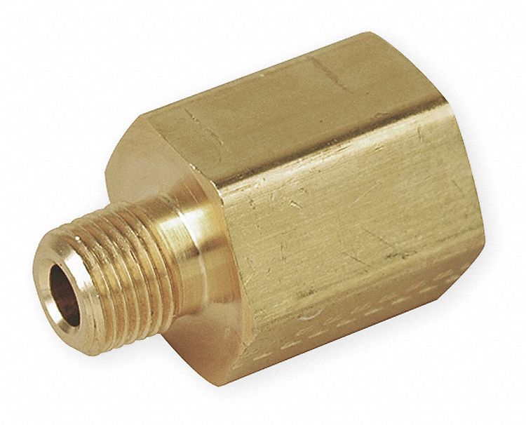 Parker Brass Reducing Adapter Npt Female X Npt Male 3 4 In X 1 2 In Pipe Size 1 Ea yz80 12 8 Ra B Grainger