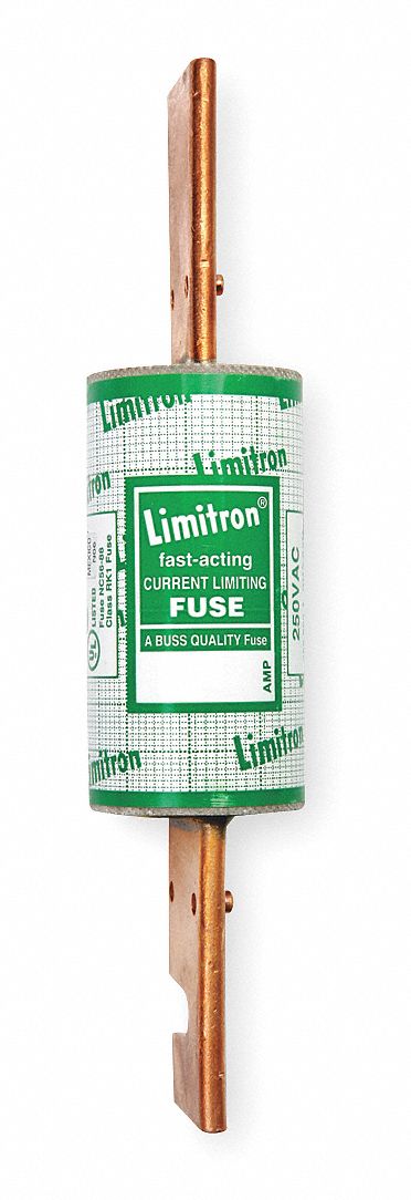 Fuse: Class RK1, KTN-R Series, Fast-Acting, 250 A, 250 V AC, 250 V DC, Non-Indicating