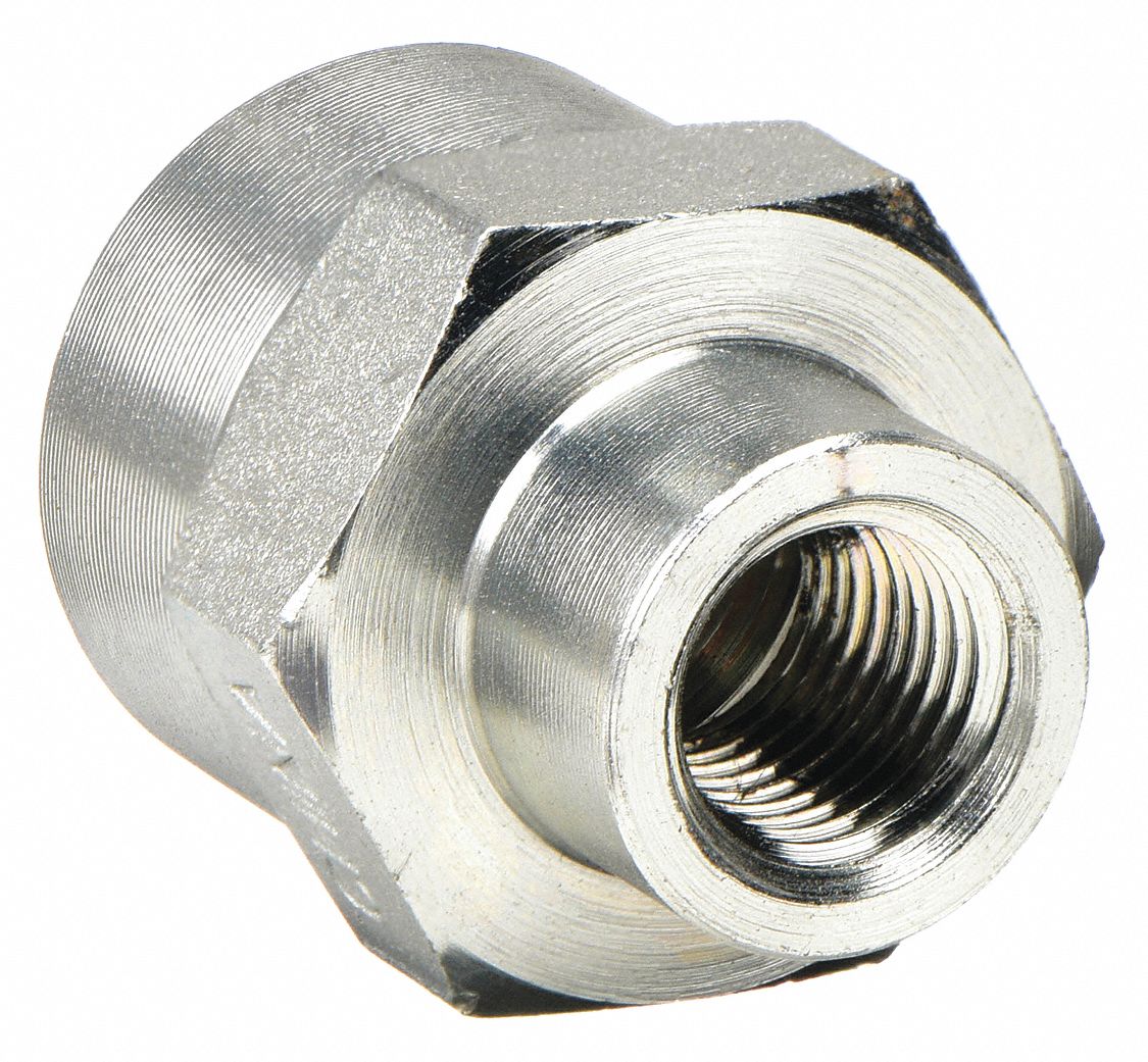 316 Stainless Steel 1 2 In X 1 4 In Fitting Pipe Size Reducing Hex Coupling 1dgc2 8 4 Fhc Ss