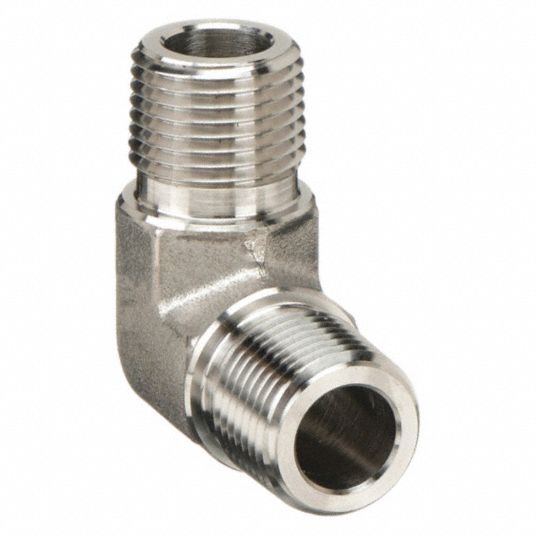 Stainless Steel Pipe Fitting, Elbow, 1/4 in. Female NPT, Couplings, Pipe  Fittings, Fittings, All Products