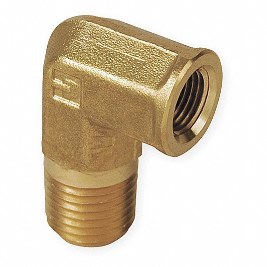 Air Fitting Male 90° Elbow  Brass 1-8 NPT Male 