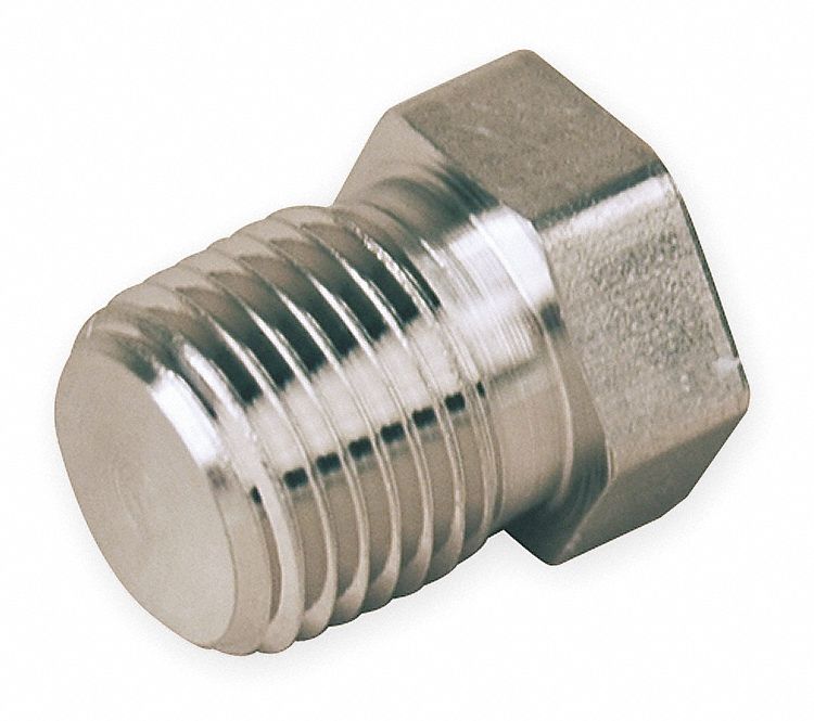 1/2" BSP Hexagon Plug 316 Stainless Steel 150LB Pipe Fitting