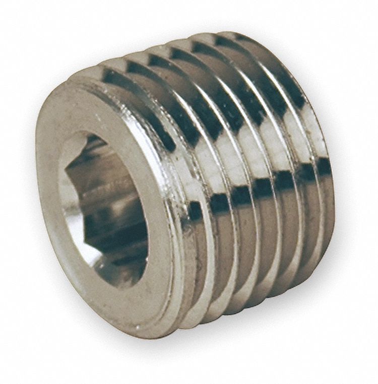 Dorman 785-450D Steel Pipe Plug - 3/16 Inch Tube Size With 3/8-24 Inverse Flare
