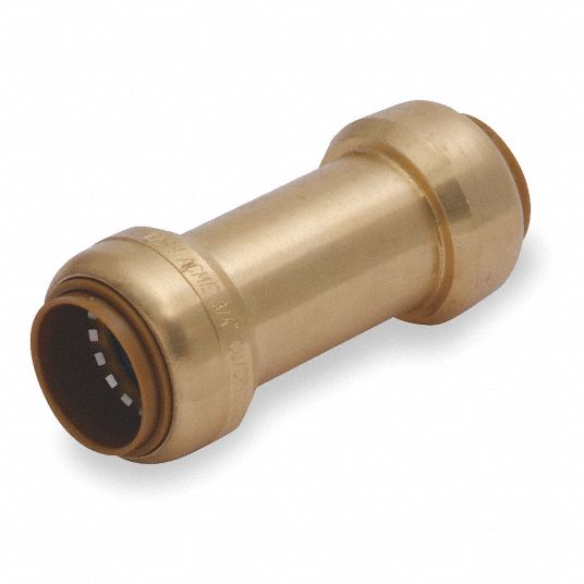 SHARKBITE Check Valve Single Flow, Inline Spring, Brass, 3/4 in Pipe