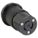 LOCKING CONNECTOR, L5-20R, 20 A, 125V AC, 2 POLES, BLACK, SCREW TERMINALS