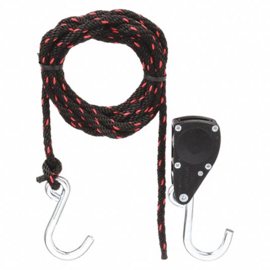 Rope Tie Down, 8 ft Rope Lg, Rope Tie Down - 1DJN8