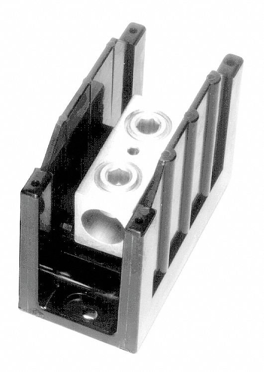 POWER DISTRIBUTION BLOCK, 1 POLE, 14 AWG TO 2 AWG LINE SIDE WIRE SIZE RANGE