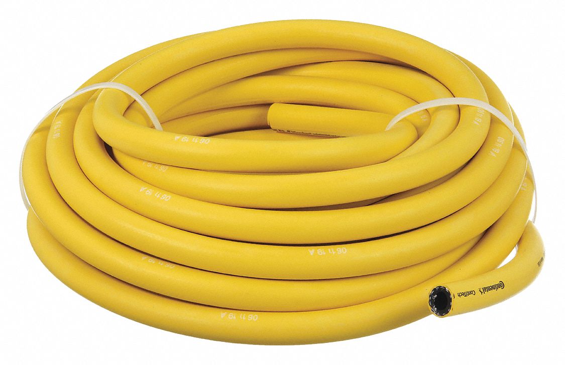 WASHDOWN HOSE: ¾ IN HOSE INSIDE DIA., 300 PSI, -20 °  TO 200 ° F, YELLOW, 50 FT HOSE LG