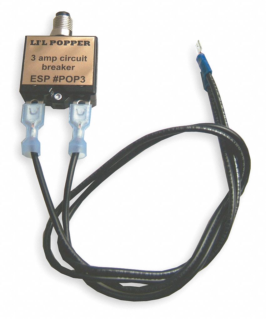 1DKR4 - 3 Amp Circuit Breaker Push Button