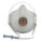 PARTICULATE RESPIRATOR, DISPOSABLE, HANDYSTRAP/VENTEX, CLOTH/DURA-MESH, M/L, 10/BOX