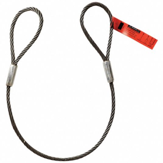 Sling,Wire Rope,4 ft. - Grainger