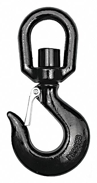 SLIP HOOK, 3,000 LB WORKING LOAD LIMIT, 80 HOOK GRADE, ALLOY STEEL, ½ IN MATERIAL THICK