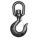 SLIP HOOK, 6,000 LB WORKING LOAD LIMIT, 80 HOOK GRADE, ALLOY STEEL, ⅝ IN MATERIAL THICK