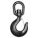 SLIP HOOK, 10,000 LB WORKING LOAD LIMIT, 80 HOOK GRADE, ALLOY STEEL, ¾ IN MATERIAL THICK