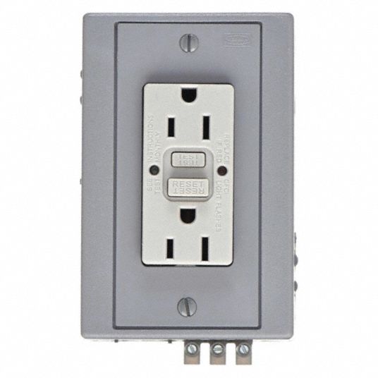 DIN Rail GFCI Receptacle: Industrial, Decorator Duplex, Panel Mount