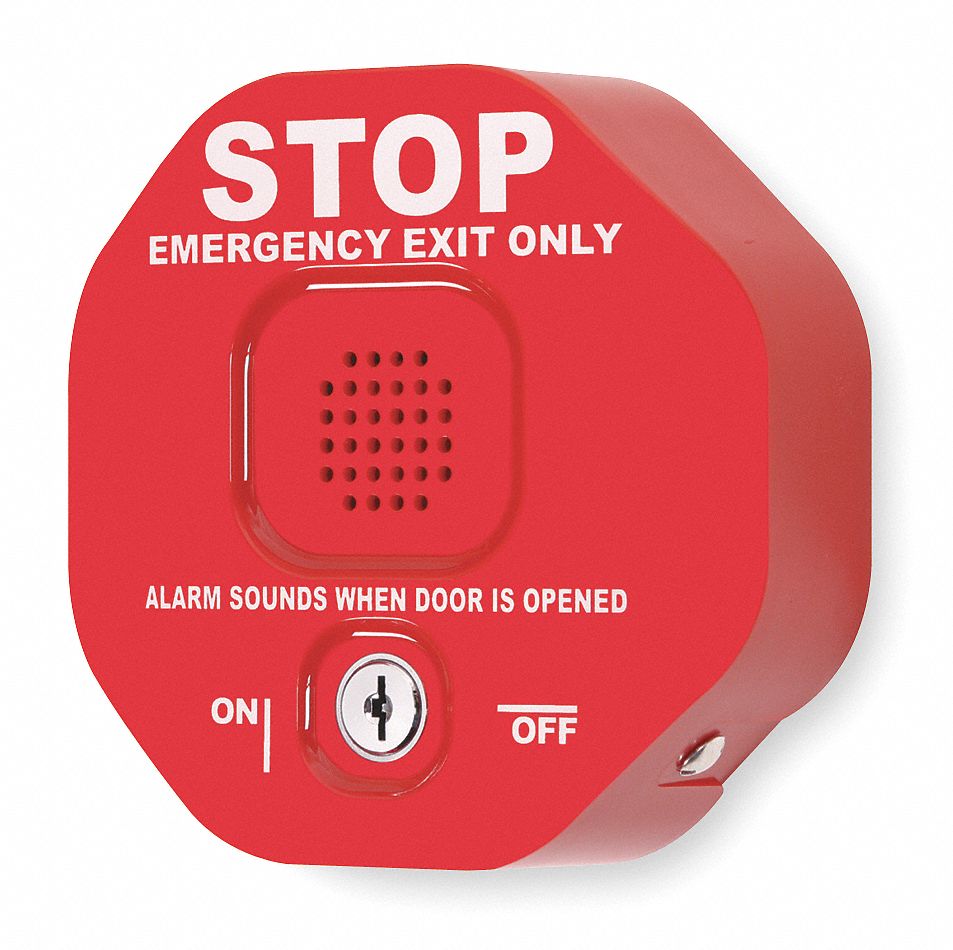 EXIT DOOR ALARM,DOUBLE DOOR,5 X 5 I