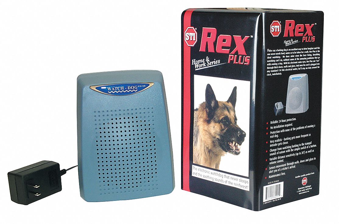 Barking Dog Alarm: Audible/Annunciation, Non-Handed, 115V AC