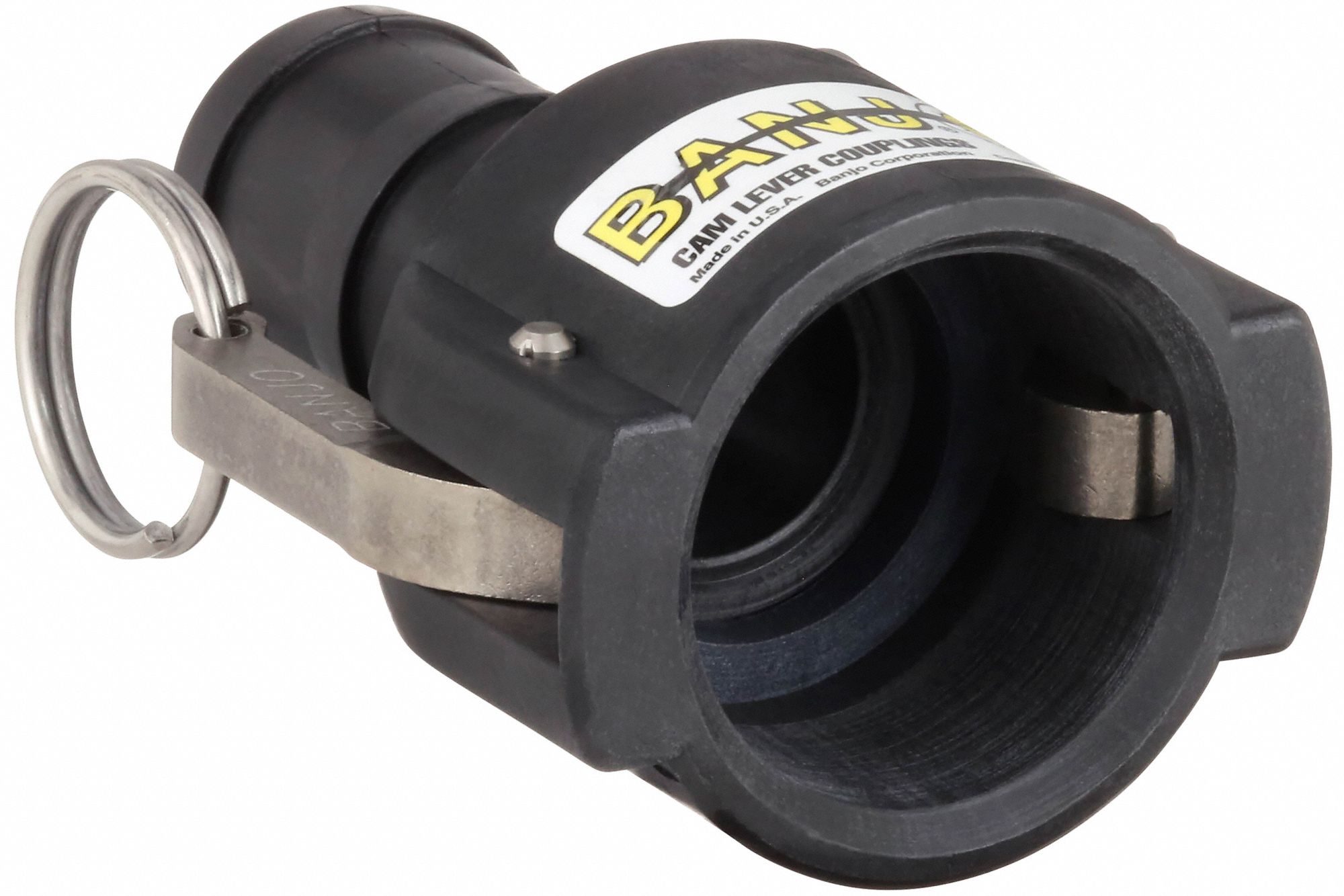 CAM & GROOVE COUPLING: 1 IN COUPLING, 1 IN HOSE FITTING, 3½ IN OVERALL LG, EPDM