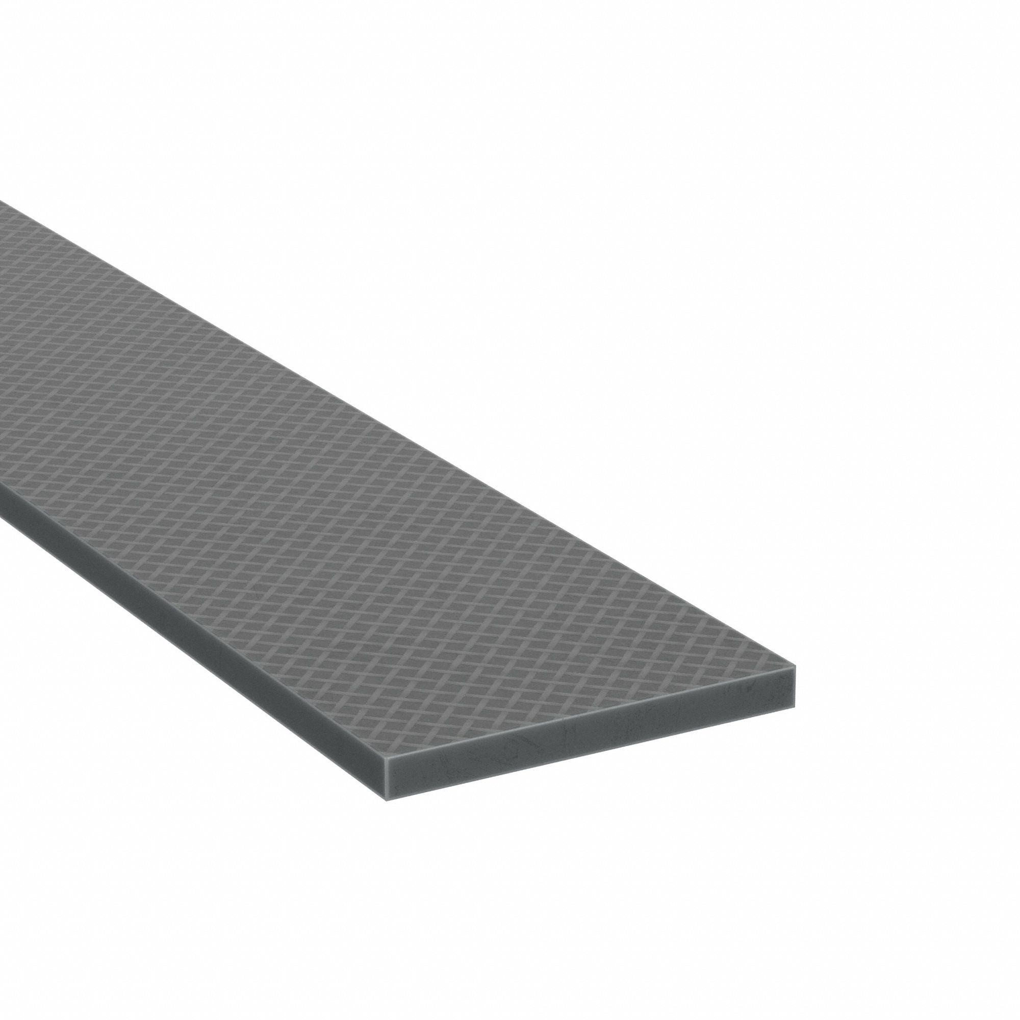 Rubber Strip: Buna-N, High Strength, 3/8 in Thick, 4 in x 36 in, Black, 40 Shore A Durometer, Plain