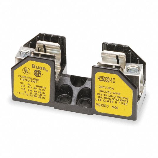 Fuse Block, Fuse UL Class H - Grainger