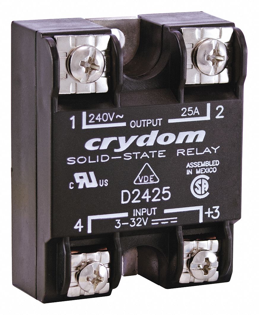 SOLID STATE RELAY, SURFACE MOUNTED, 25 A MAX OUTPUT CURRENT, SCR, AC OUTPUT