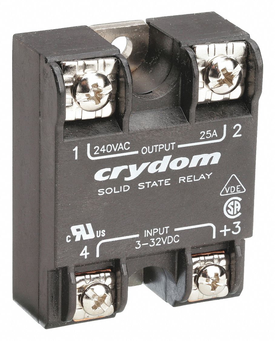 CRYDOM Solid State Relay, Input or Control Voltage 3 to 32V DC 1DTF1
