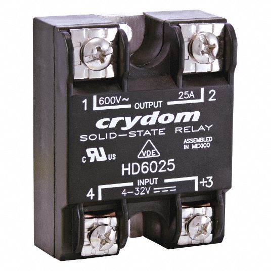 Crydom Surface Mounted 50 A Max Output Current Solid State Relay 1dtj5hd4850 10 Grainger 