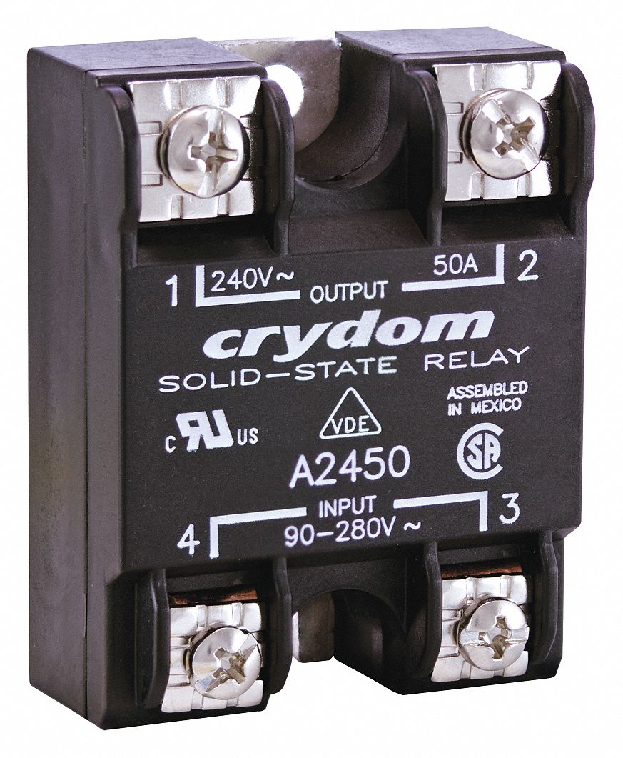Crydom Solid State Relay Input Or Control Voltage 90 To 280v Ac
