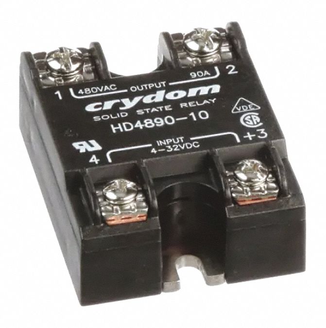 Solid State Relay: Surface Mounted, 90 A Max Output Current, SCR, AC Output